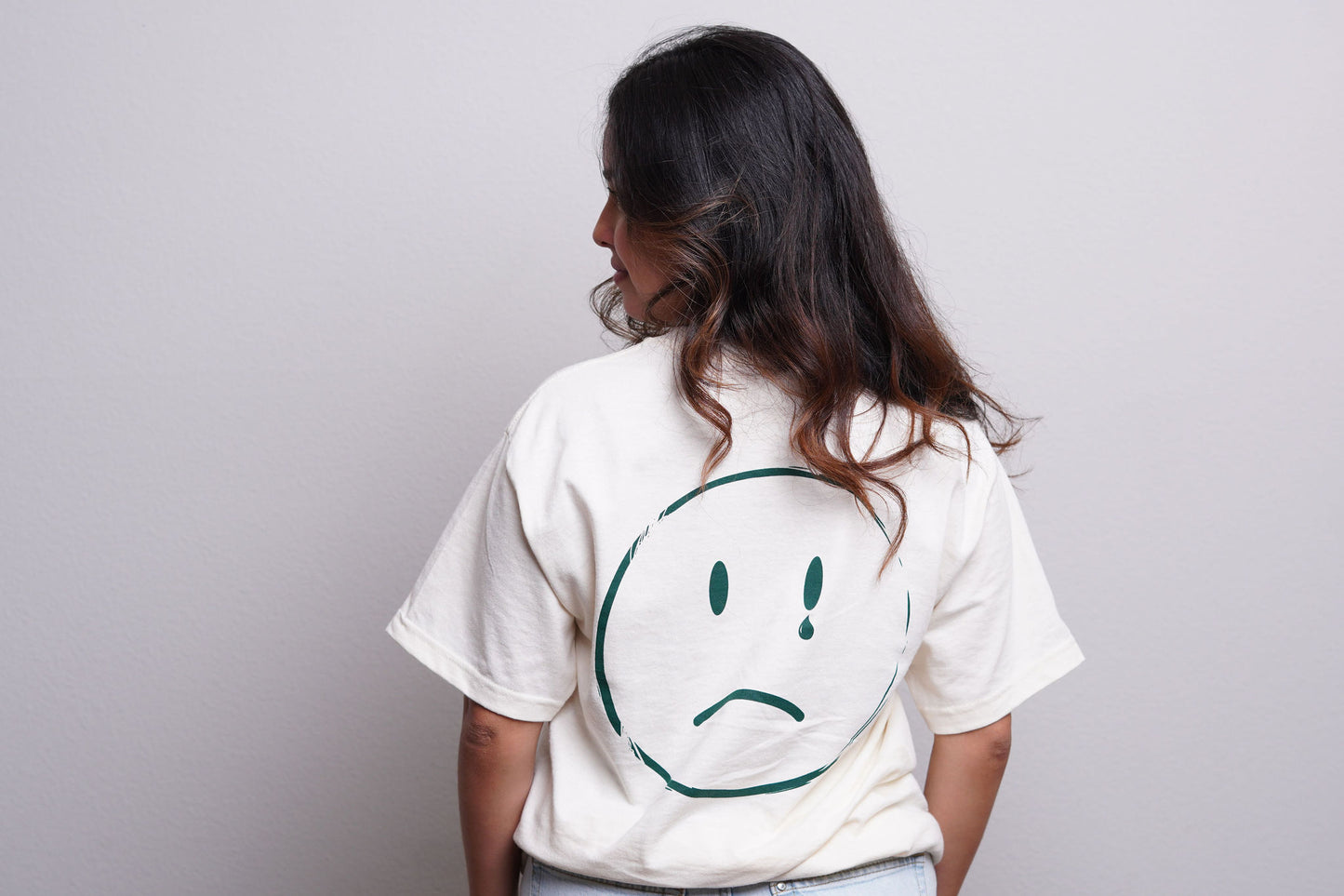 Women BGDC T-Shirt (Beige/Green)