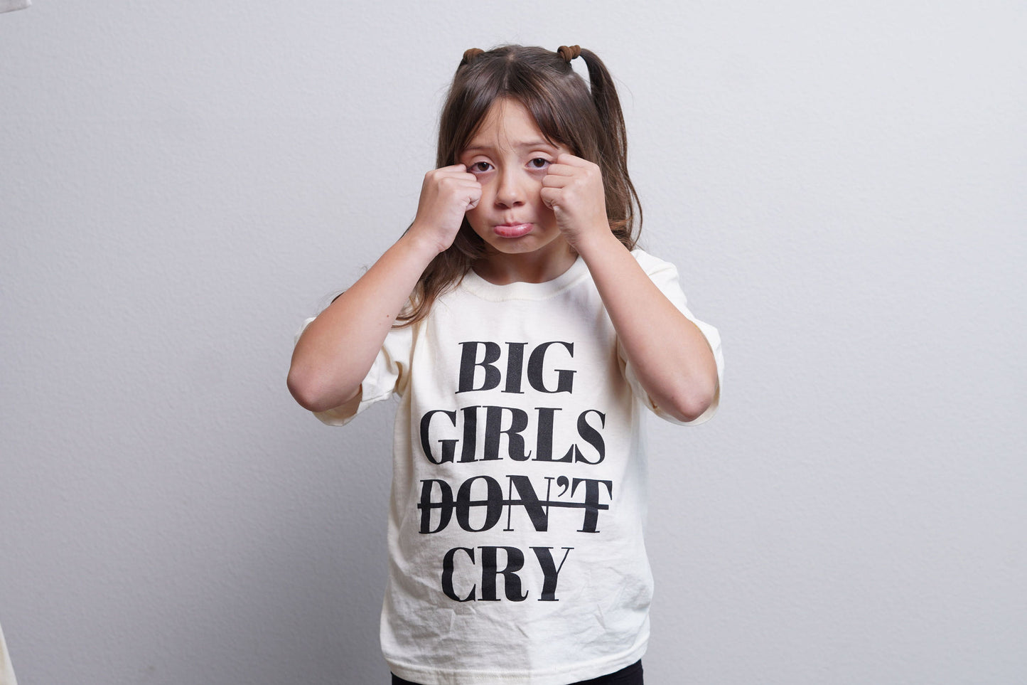 Girls BGDC T-Shirt (Beige/Black)