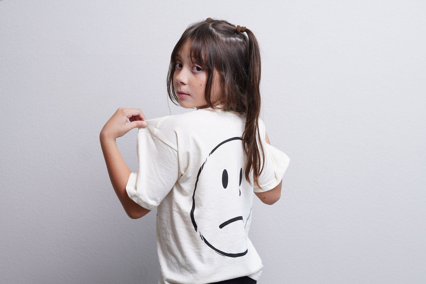 Girls BGDC T-Shirt (Beige/Black)